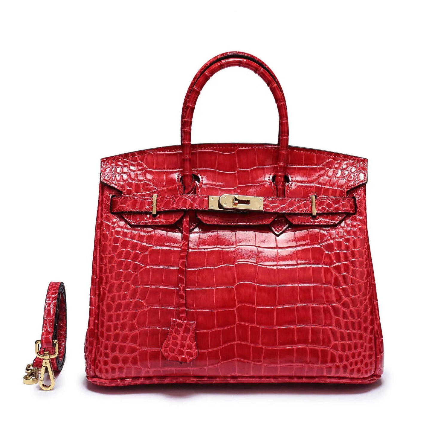 HERMES バーキン25 ポロサス クロコダイル ニロティカス 黒G金具