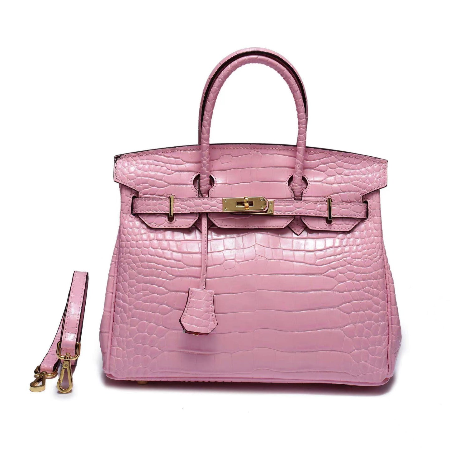 HERMES バーキン25 ポロサス クロコダイル ニロティカス 黒G金具