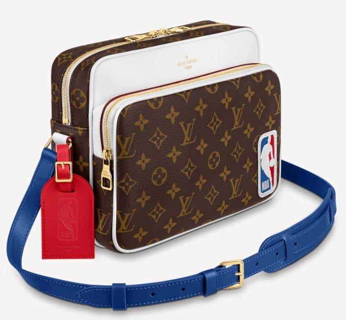 ♯LVXNBA*レア*【Vuitton】入手困難!上品スポーティ☆MESSENGER M45584M45583