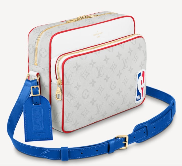 ♯LVXNBA*レア*【Vuitton】入手困難!上品スポーティ☆MESSENGER M45584M45583