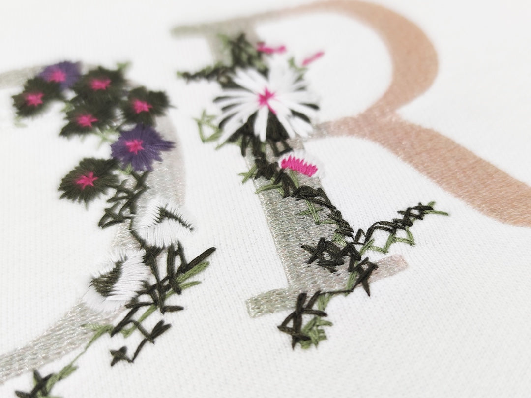 【DIOR】ディオール刺繡クルーネックスウェットシャツ 、ご好評に付き再入荷!