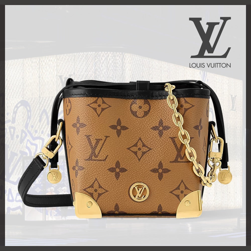 《シックでモダン!》Louis Vuitton ノエ パース・LV チャーム M82885