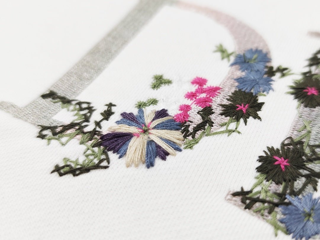 【DIOR】ディオール刺繡クルーネックスウェットシャツ 、ご好評に付き再入荷!