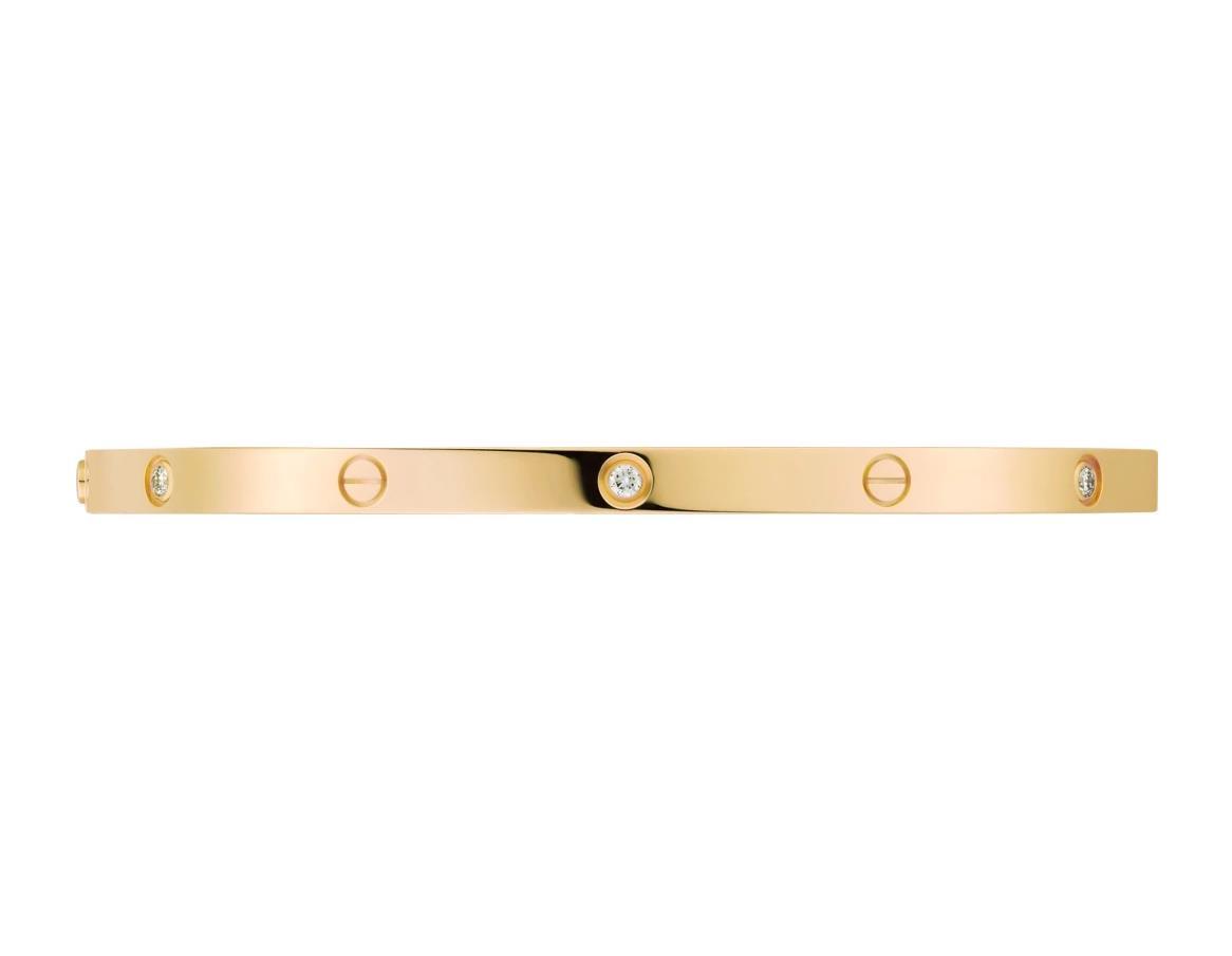 【Cartier】カルティエ LOVE BRACELET, SMALL MODEL, 6 DIAMONDS ブレスレット、SM、ダイヤモンド6個