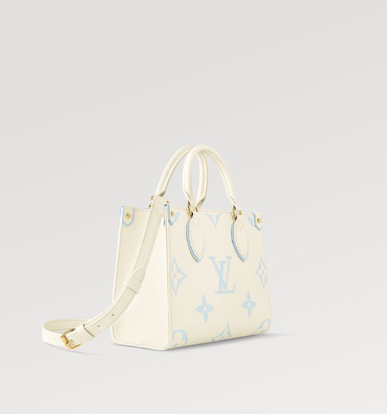 【淡いカラーが◎!】Louis Vuitton オンザゴー トートバッグ M46833