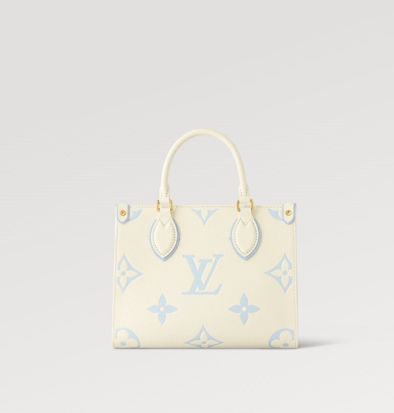 【淡いカラーが◎!】Louis Vuitton オンザゴー トートバッグ M46833
