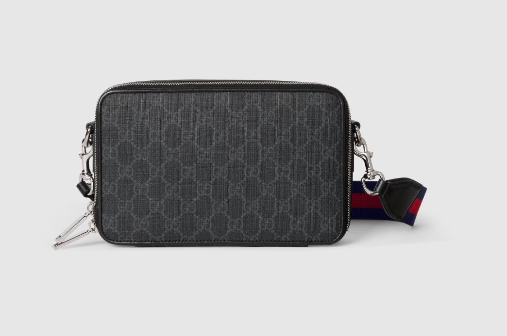 【GUCCI】〔GG ブラック〕スモール ショルダーバッグ