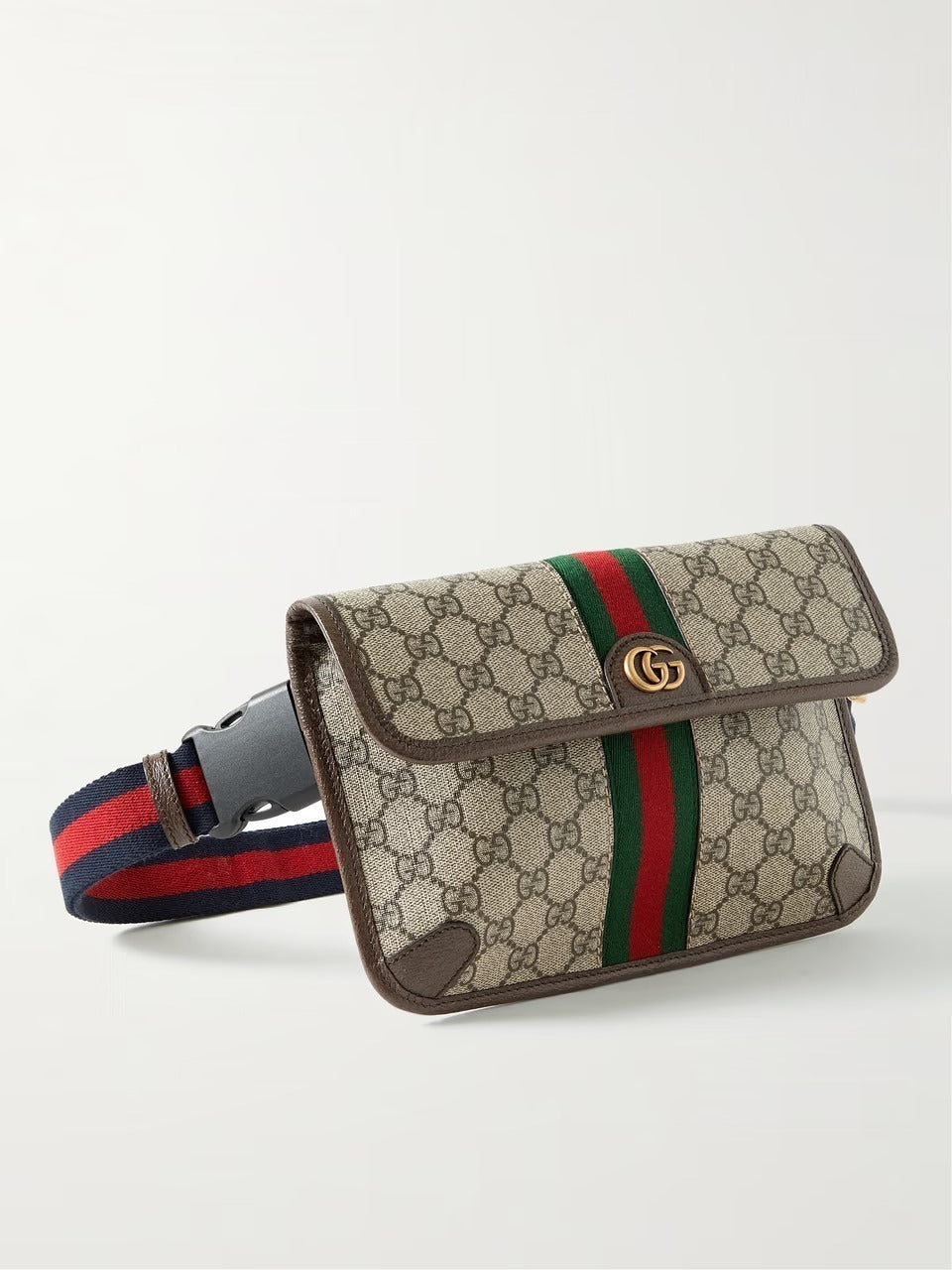 【GUCCI】レザー&コーティングキャンバス モノグラム