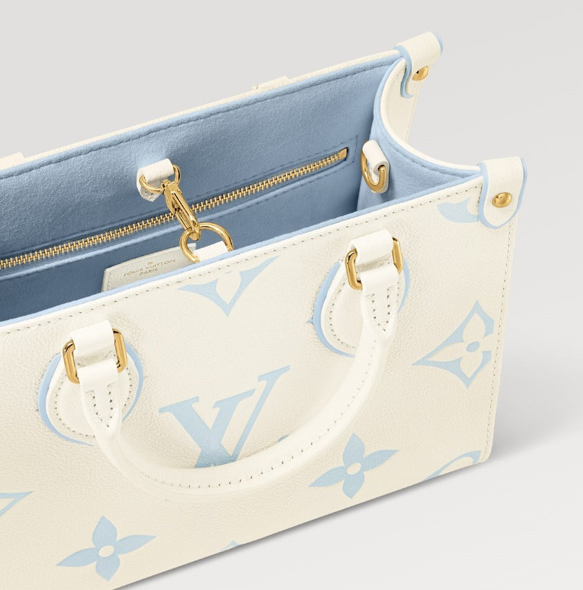 【淡いカラーが◎!】Louis Vuitton オンザゴー トートバッグ M46833