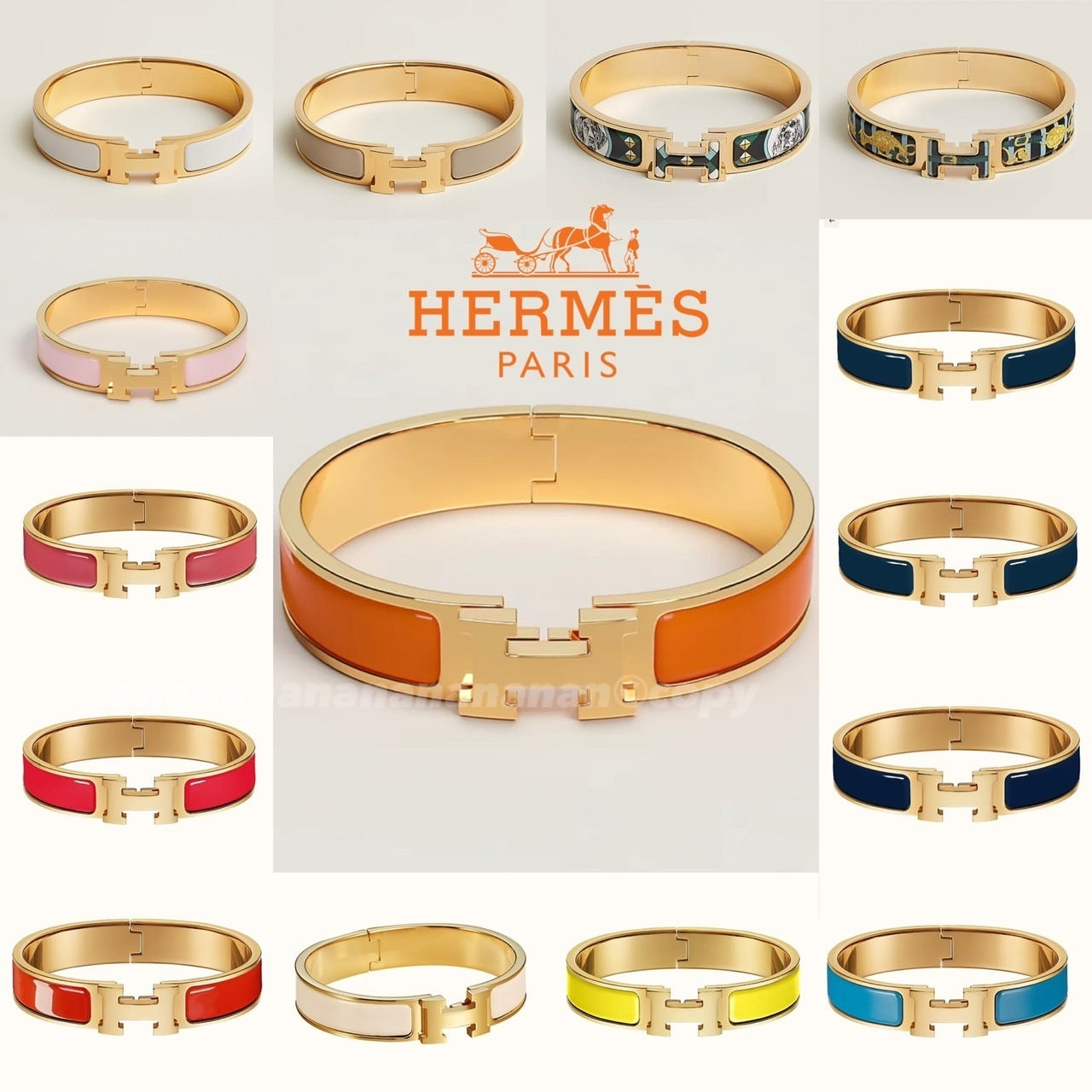 【超人気】【HERMES直営店】エルメス★ブレスレット クリックH(直営店)