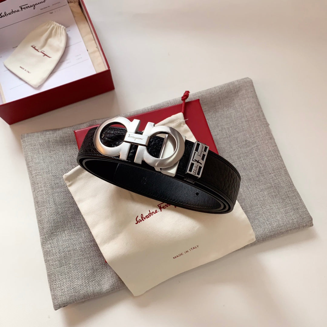 FERRAGAMO 輸入された第一層の牛革の縁取りデザイン