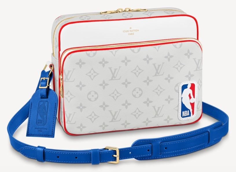 ♯LVXNBA*レア*【Vuitton】入手困難!上品スポーティ☆MESSENGER M45584M45583