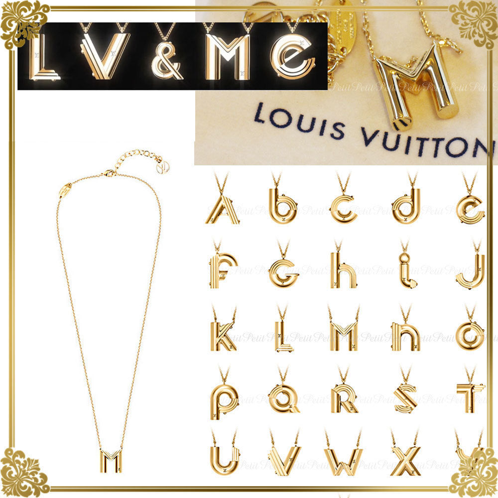 ☆Louis Vuitton★イニシャル ネックレス/LV&ME