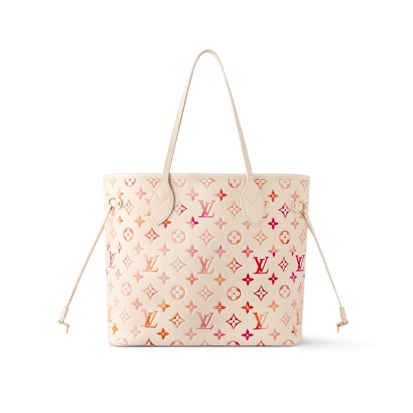 【ピンク×オレンジが可愛い♪】Louis Vuitton ネヴァーフル MM M47080