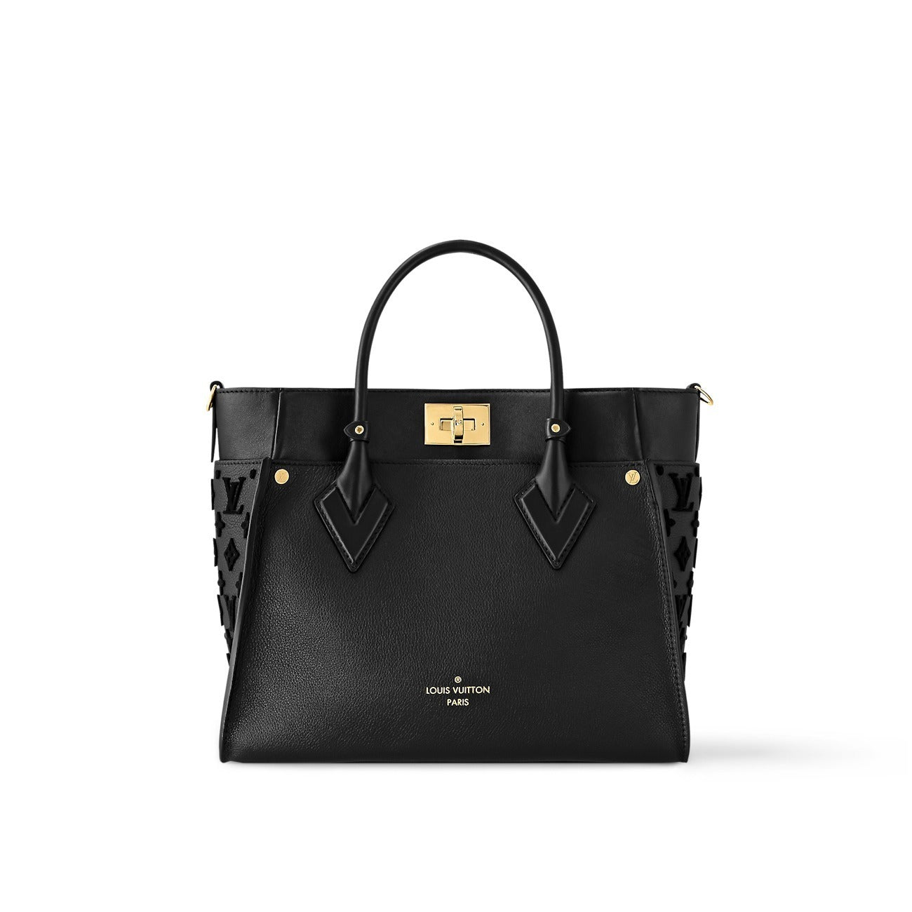 新色*LV*On My Side ブラックモノグラム ハンドバッグ M53826