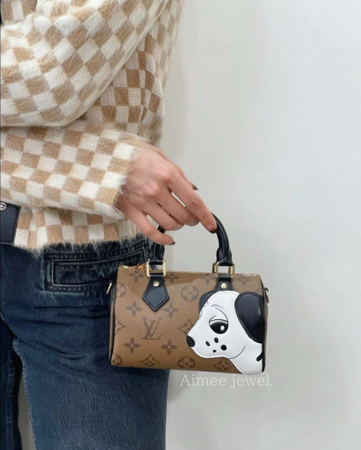 注目のコラボ品【Louis Vuitton】ハンドバッグ ナノ・スピーディ M83688