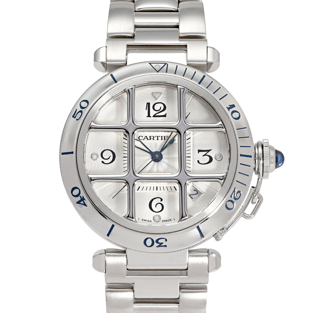 カルティエ Cartier パシャ 38 グリッド
