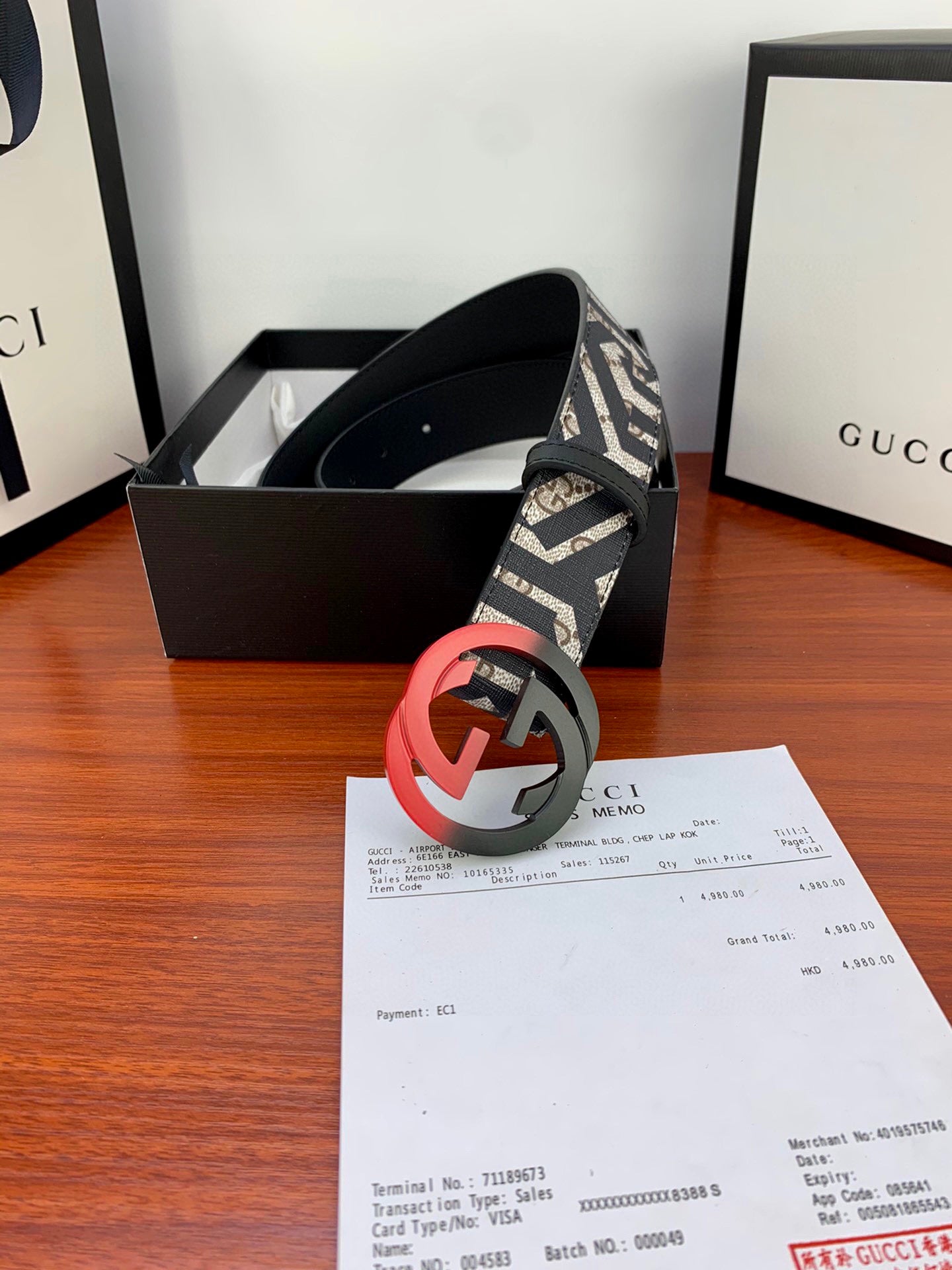 【GUCCI 公式旗艦店】クラシックGファミリーフラワーベルトボディ/初層レザーソール