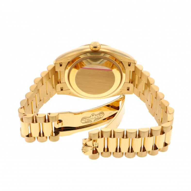 ロレックス ROLEX デイデイト パヴェレインボー 128238
