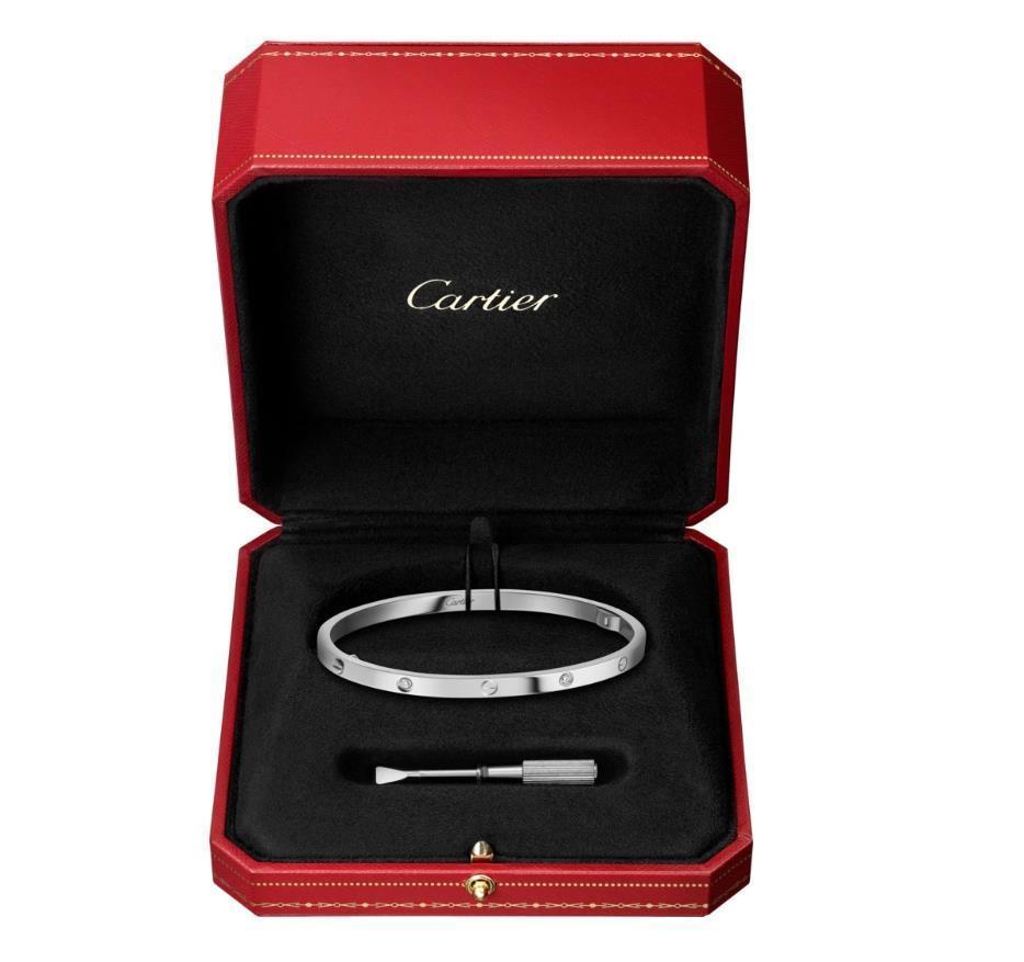 【Cartier】カルティエ LOVE BRACELET, SMALL MODEL, 6 DIAMONDS ブレスレット、SM、ダイヤモンド6個