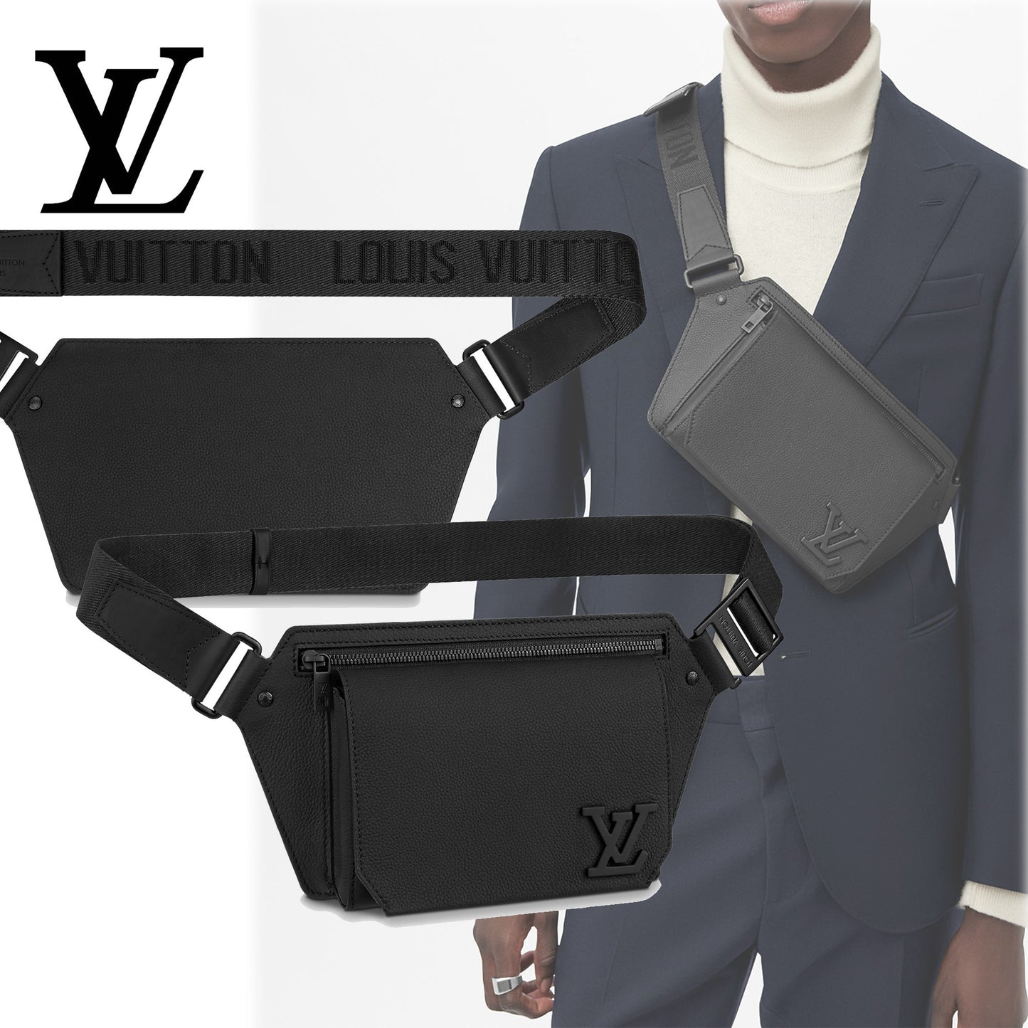 【Louis Vuitton】バムバッグ NV グレインカーフ  M57081