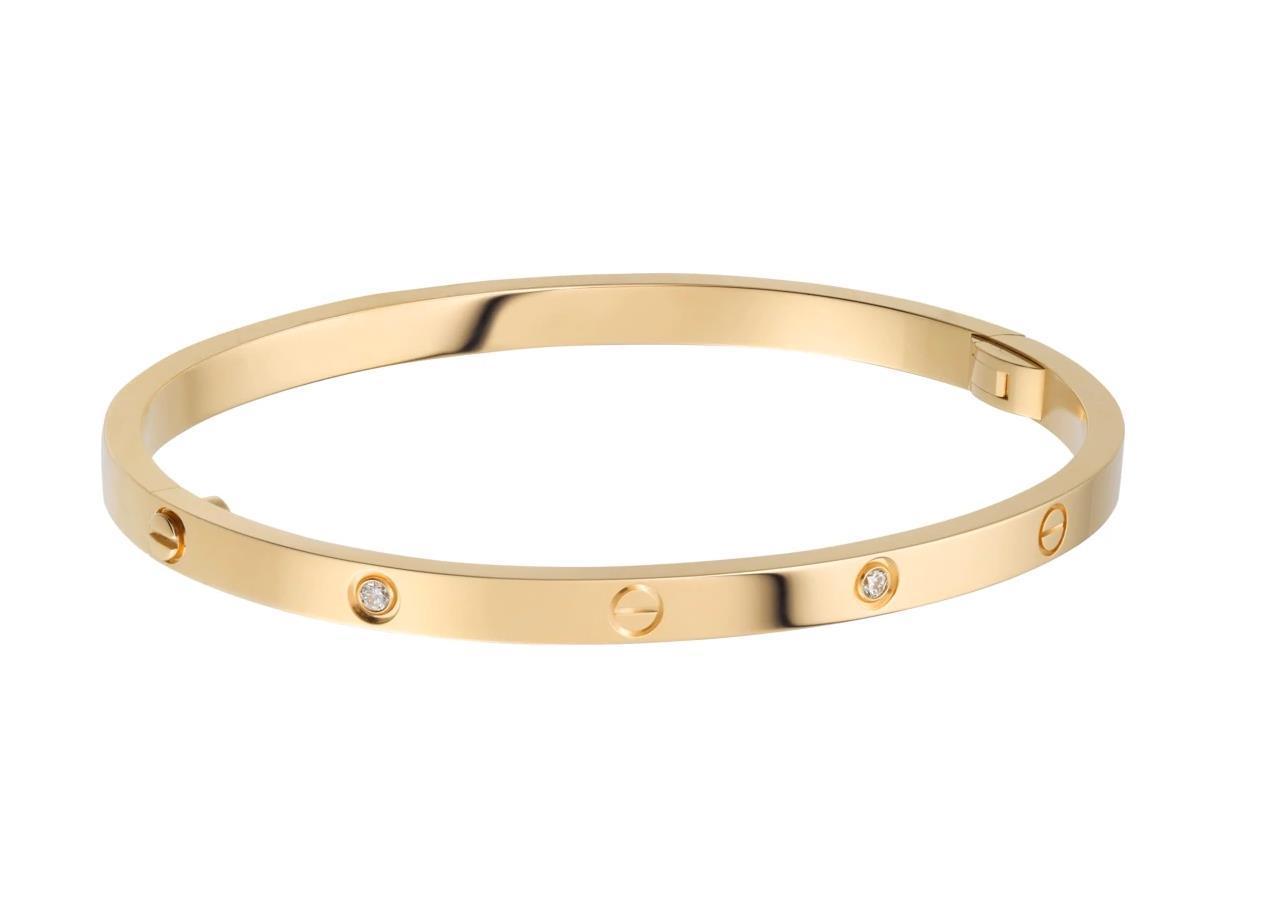 【Cartier】カルティエ LOVE BRACELET, SMALL MODEL, 6 DIAMONDS ブレスレット、SM、ダイヤモンド6個