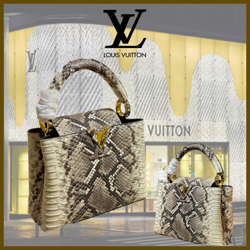 【Louis  Vuitton  】カプシーヌのパイソン柄のかっこよさにこだわり、LVはカプシーヌを「レディースバッグ」と位置付ける