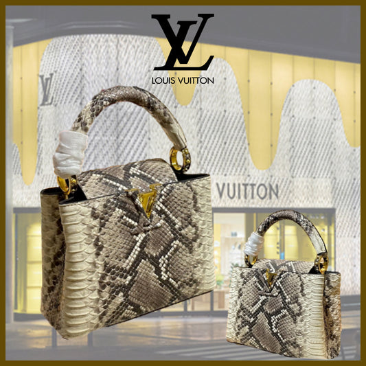 【Louis  Vuitton  】カプシーヌのパイソン柄のかっこよさにこだわり、LVはカプシーヌを「レディースバッグ」と位置付ける