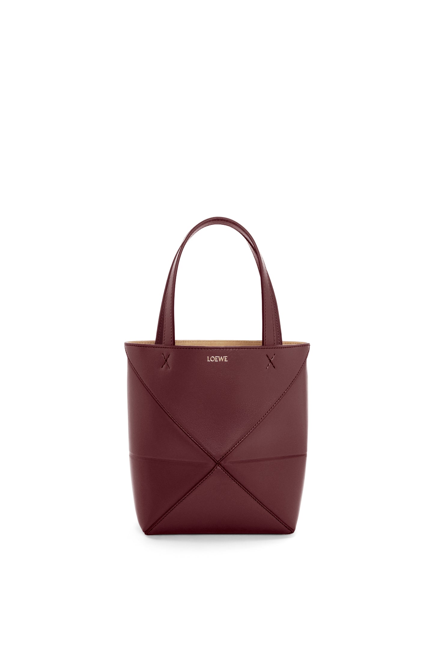 LOEWE ロエベ シャイニー カーフスキン パズルフォールドトート