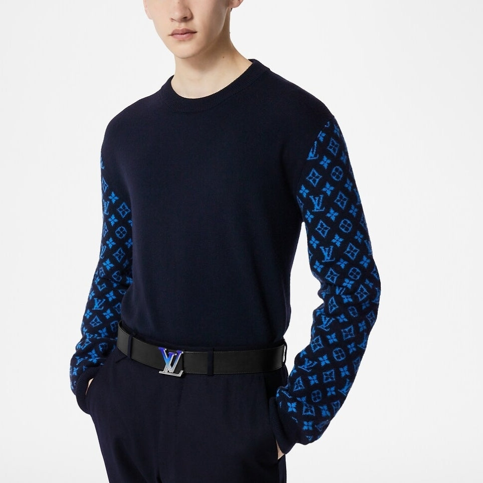 Louis Vuitton サンチュール・LV グリッチ リバーシブル ベルト