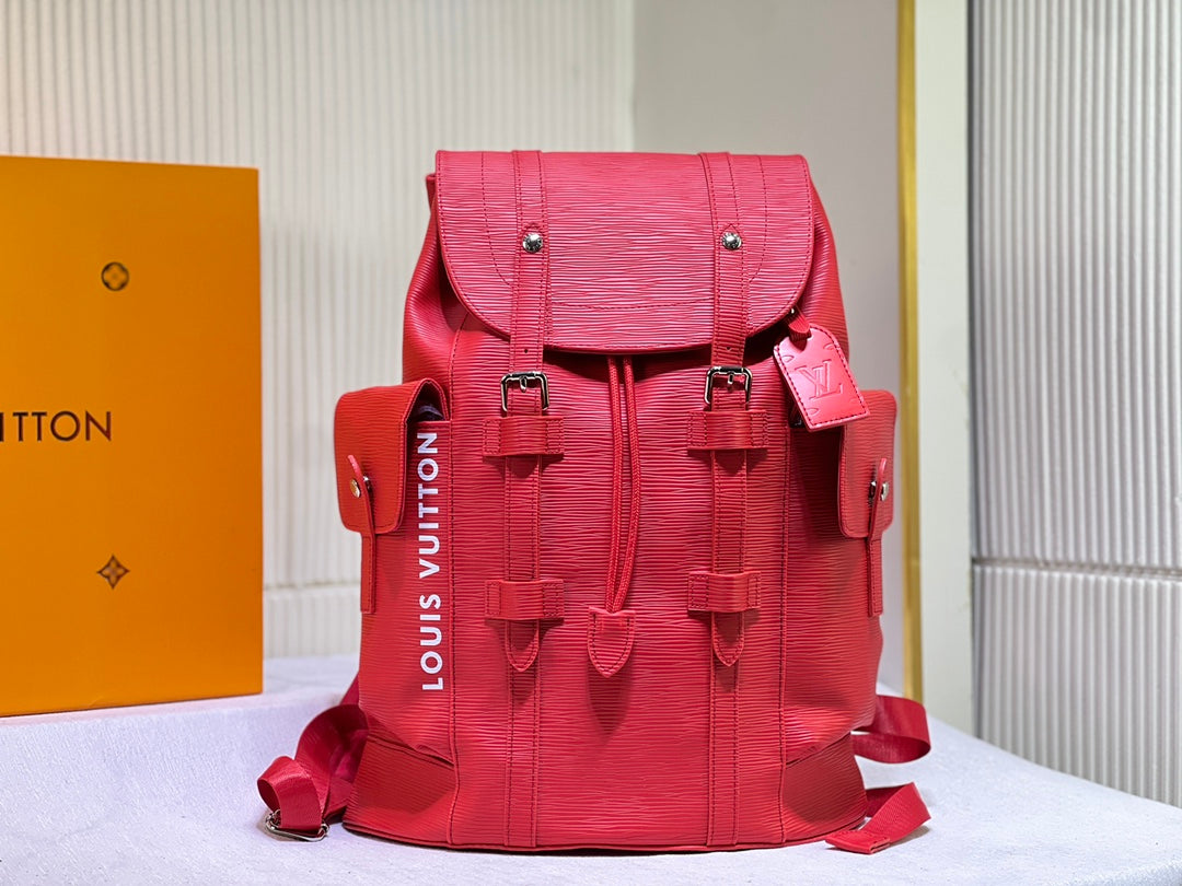 【LOUIS VUITTON】クリストファーMM リュック ロゴ バックパック M23764