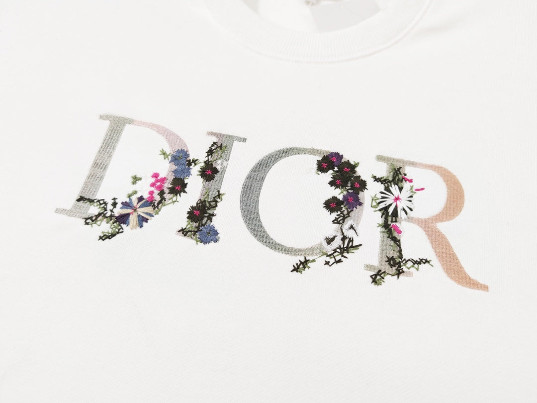 【DIOR】ディオール刺繡クルーネックスウェットシャツ 、ご好評に付き再入荷！