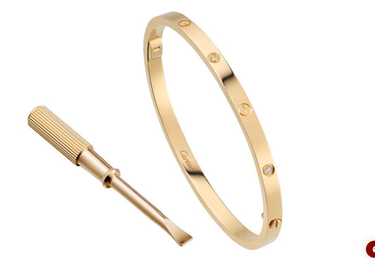 【Cartier】カルティエ LOVE BRACELET, SMALL MODEL, 6 DIAMONDS ブレスレット、SM、ダイヤモンド6個