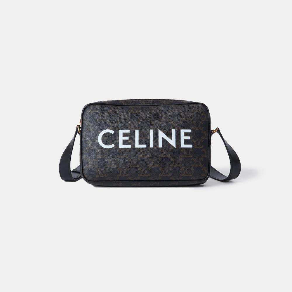 CELINE セリーヌプリントのトリオンフキャンバスバッグ  194502CIM.38OG