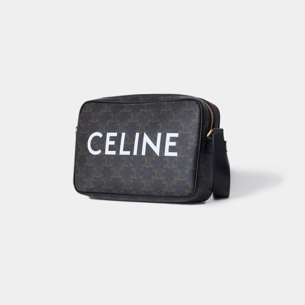 CELINE セリーヌプリントのトリオンフキャンバスバッグ  194502CIM.38OG