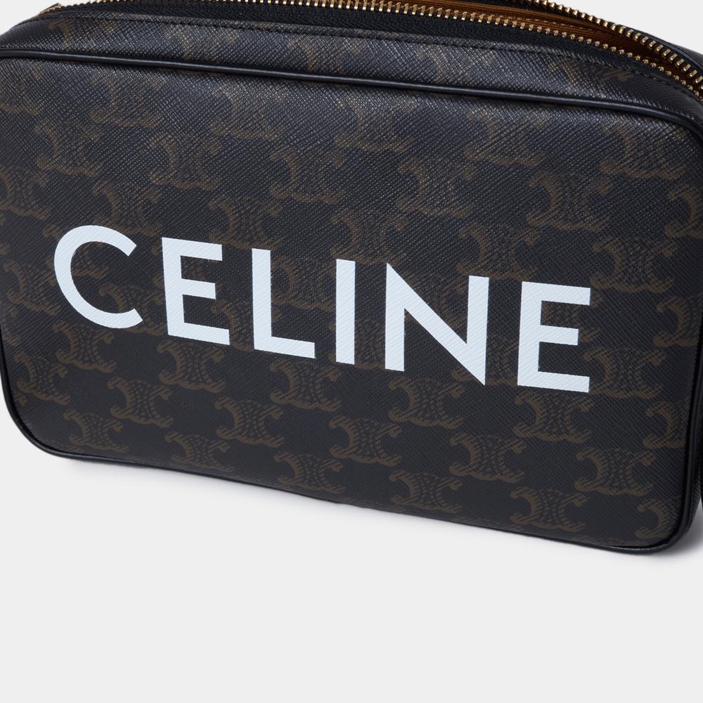 CELINE セリーヌプリントのトリオンフキャンバスバッグ  194502CIM.38OG