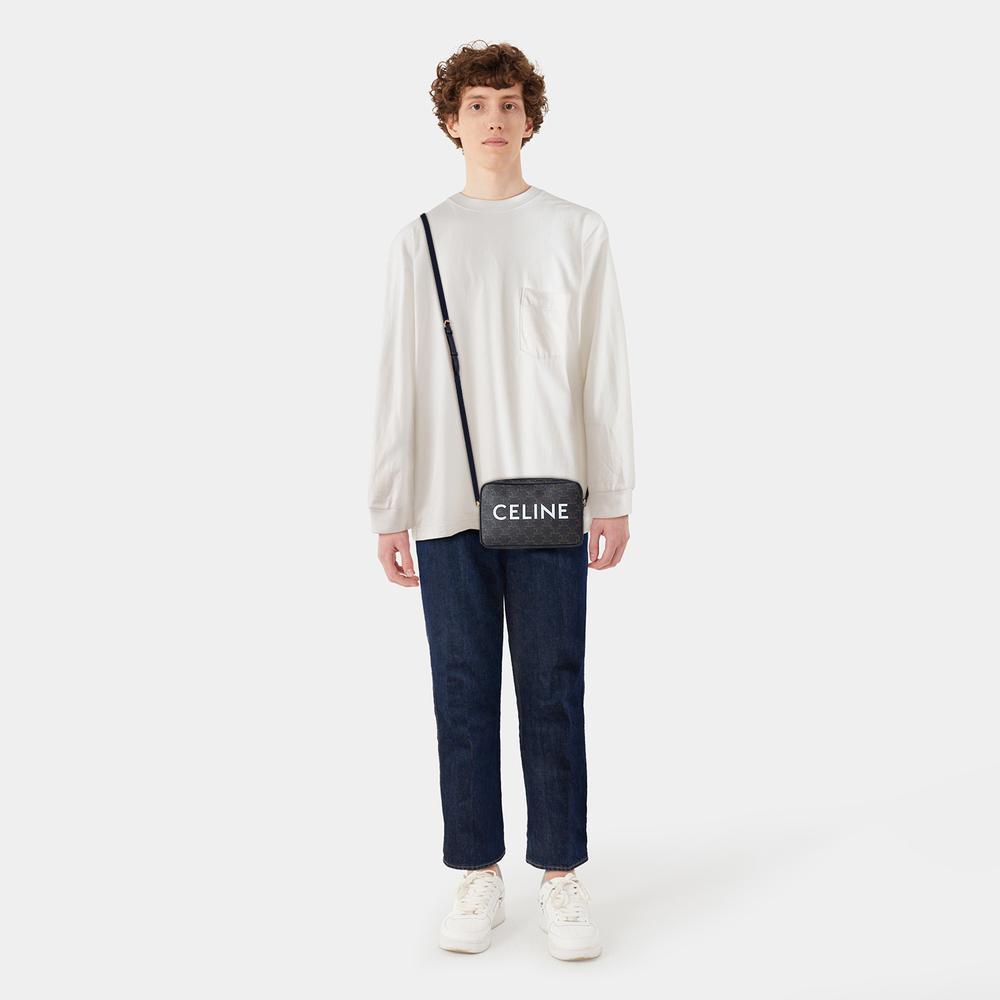 CELINE セリーヌプリントのトリオンフキャンバスバッグ  194502CIM.38OG