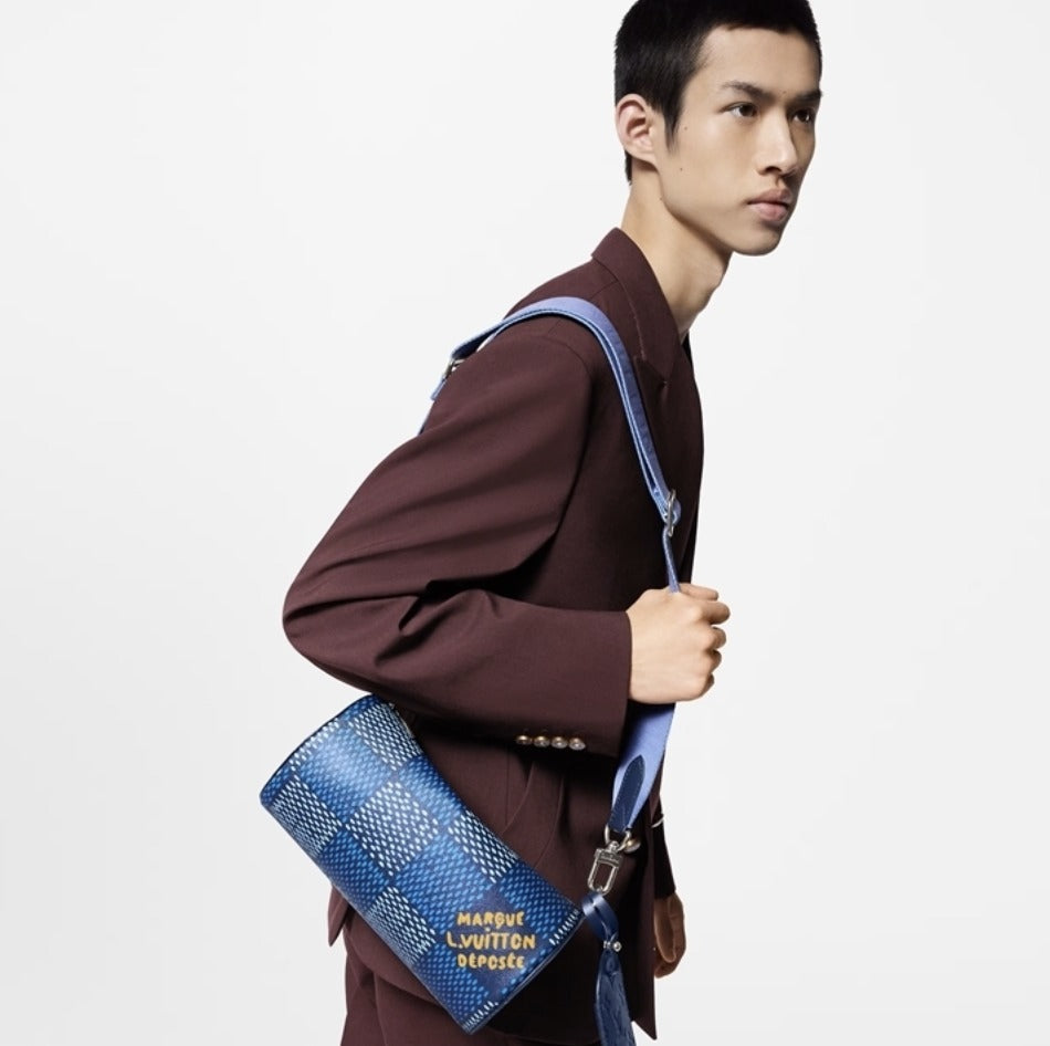 ダミエとフォルムがかっこいい♪LouisVuitton ショルダーバッグ  N40695