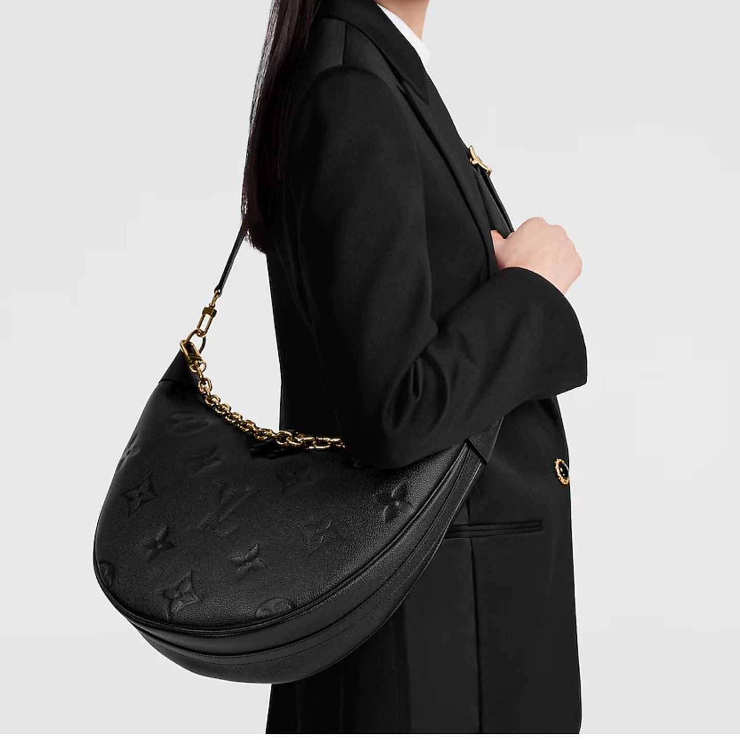 【LOUIS VUITTON】トレンドの三日月型 ループホーボーバッグ  M46725
