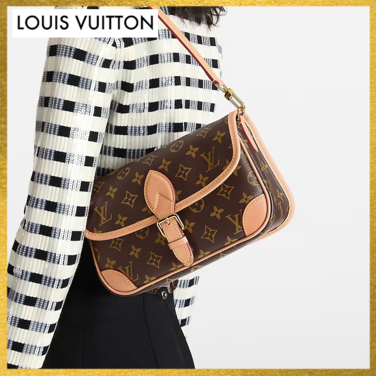 【LOUIS VUITTON】ヴィンテージ風のディアヌ NM PM バッグ  M45985