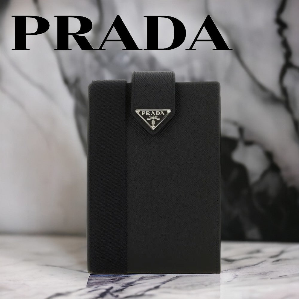 【プラダ】PRADA レザー スマホ ケース