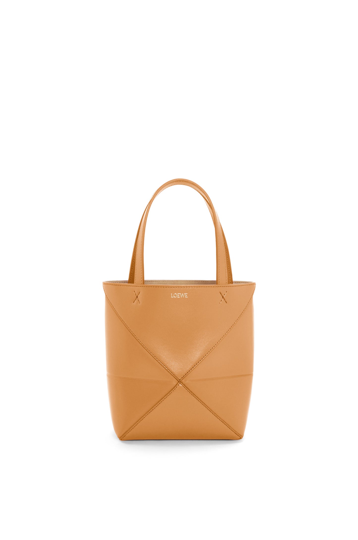 LOEWE ロエベ シャイニー カーフスキン パズルフォールドトート
