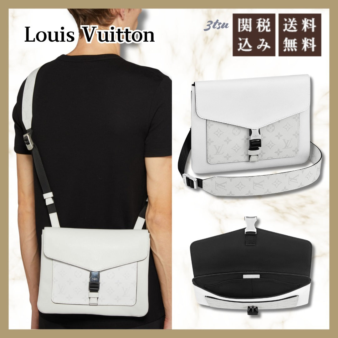 Louis Vuitton★レザー フラップ・メッセンジャーバッグ