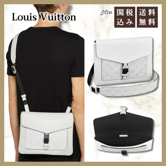 Louis Vuitton★レザー フラップ・メッセンジャーバッグ