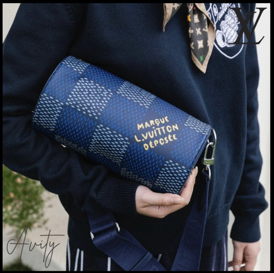 ダミエとフォルムがかっこいい♪LouisVuitton ショルダーバッグ  N40695