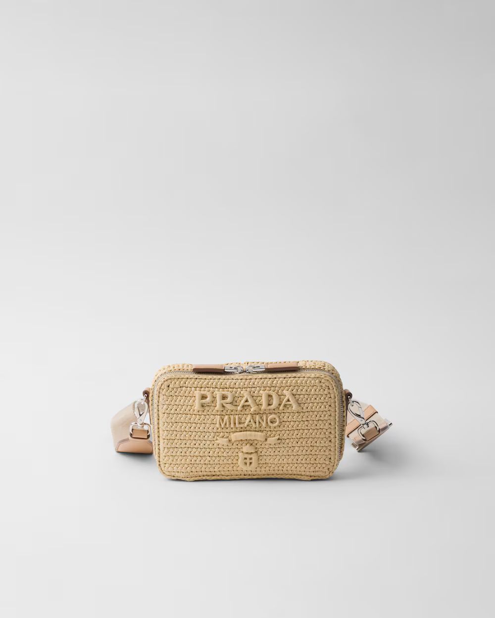 人気【PRADA】ファブリック クロシェ バッグ