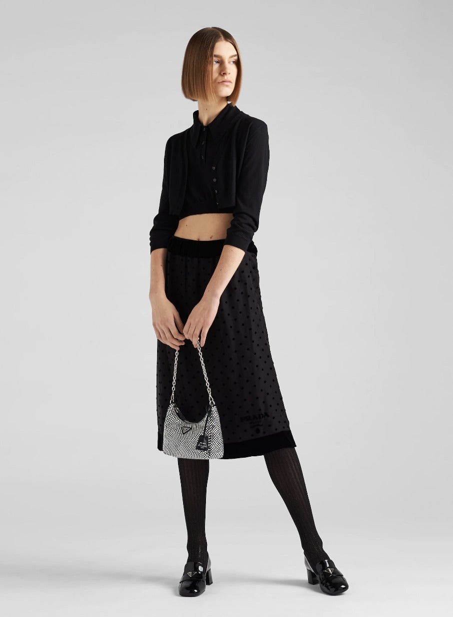 ☆PRADA☆Re-Edition 2005 クリスタル付サテンバッグ 1BH204_2AWL_F0T7O_V_V9L