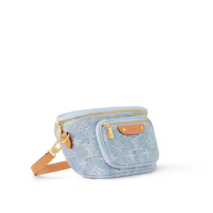 24AW◆Louis Vuitton◆ミニ バムバッグ モノグラム・デニム  M83353