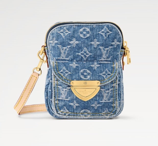 【デニム素材がお洒落♪】LV ポシェット・フェアファックス  M82948