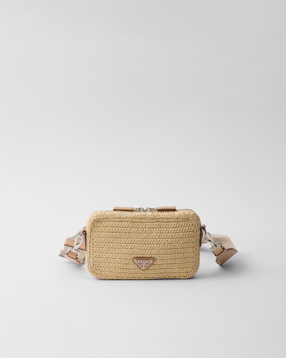 人気【PRADA】ファブリック クロシェ バッグ